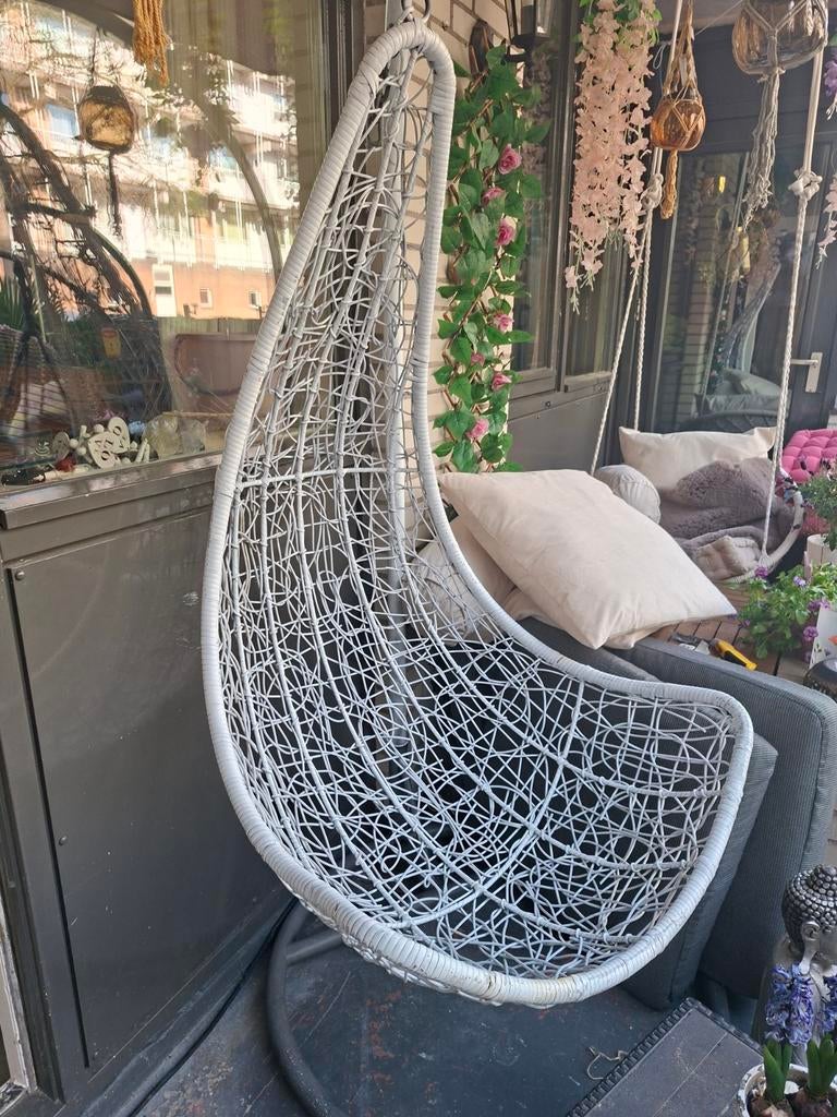 Hangstoel met standaard, Tuin en Terras, Tuinstoelen, Ophalen, Metaal