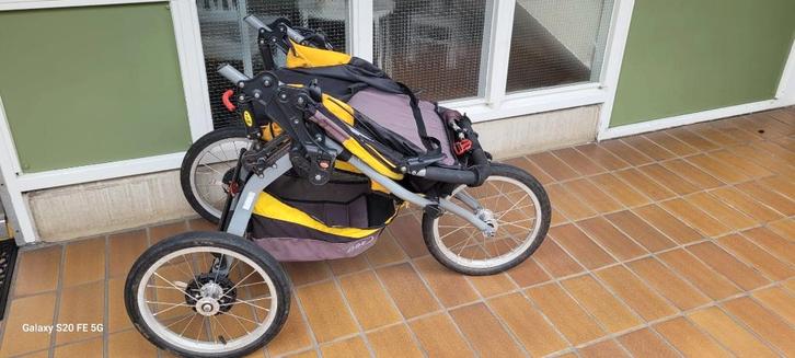Hardloopkinderwagen, Kinderen en Baby's, Kinderwagens en Combinaties, Gebruikt, Kinderwagen, Overige merken, Luchtbanden, Ophalen
