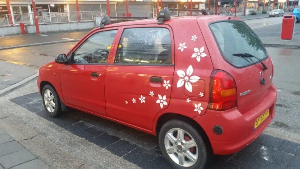 Suzuki Alto 1.1 AUT 2005 Rood, Auto's, Stof, 4 cilinders, 4 stoelen, Origineel Nederlands