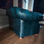 Chesterfield Icy Blue 2-zits bank, Tweepersoons, 75 tot 100 cm, Ophalen of Verzenden, Info@treasurecollection.nl