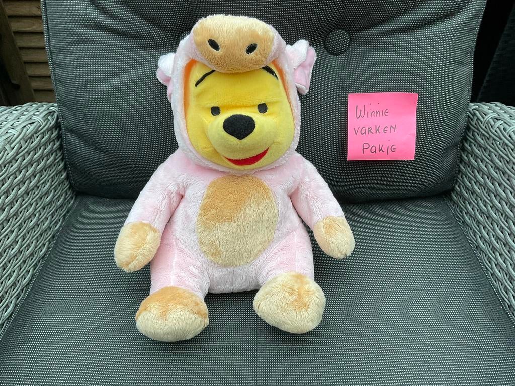 Nieuwe zgan Disney Winnie the Pooh in varkens pakje onesie, Ophalen, Winnie de Poeh of vrienden, Nieuw, Knuffel