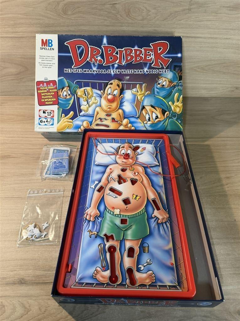 dr bibber - s6471, Hobby en Vrije tijd, Gezelschapsspellen | Bordspellen, Verzenden, Zo goed als nieuw