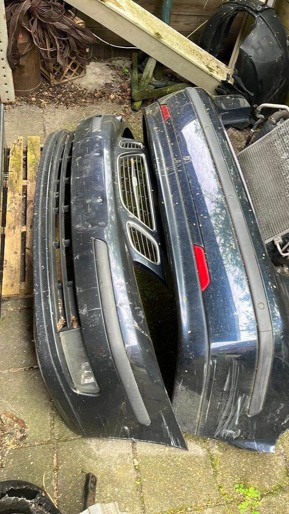 Goede voor en achterbumper saab 9-3 cabrio  nocture blue, Ophalen, Achter, Saab, Bumper