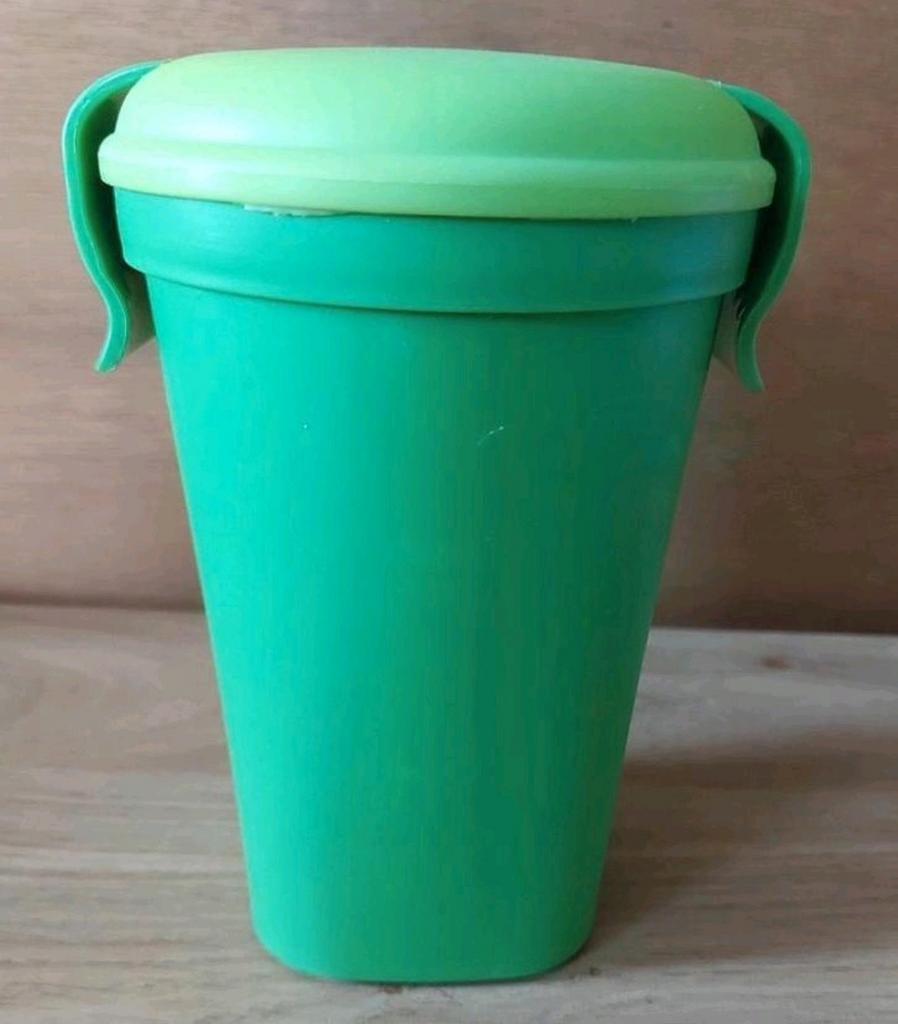 CURVER GROENE LUNCH BEKER*SNACKBEKER  enz, Huis en Inrichting, Verzenden, Kunststof, Zo goed als nieuw, Overige merken