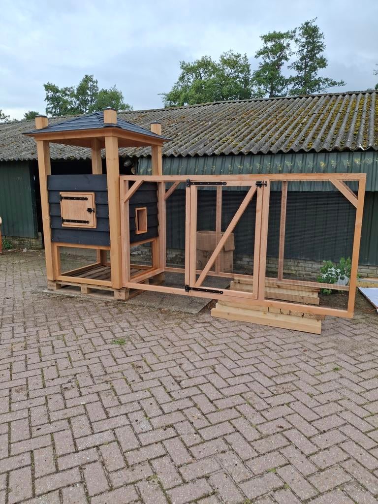 Hooiberg kippenhok kwalitatief Douglas hout, Dieren en Toebehoren, Pluimvee | Toebehoren, Ophalen, Nieuw, Kippenhok of Kippenren