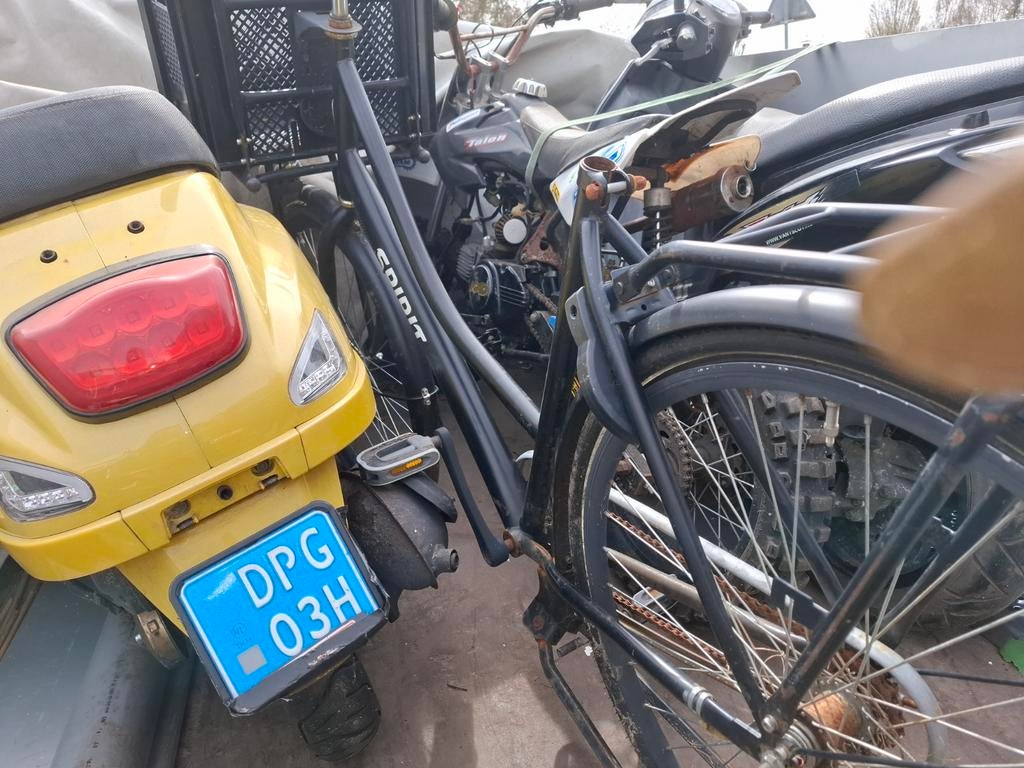 Frame met kenteken - Ideaal voor wok melding agm vx50, Fietsen en Brommers, Ophalen, Gebruikt, Frame