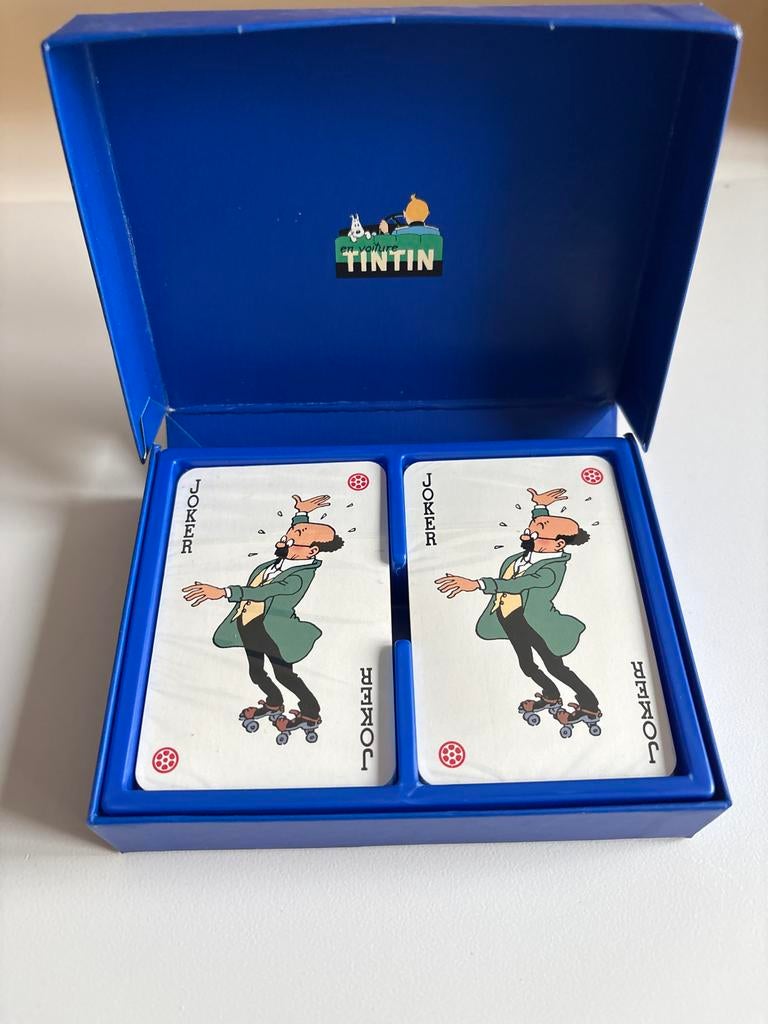 Kuifje kaartspellen - 2 stuks - NIEUW - TinTin, Een of twee spelers, Ophalen of Verzenden, Zo goed als nieuw