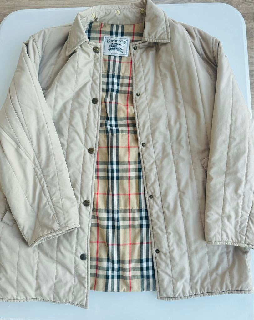Burberry vintage jas Y2K - Maat M, Ophalen of Verzenden, Gedragen, Beige