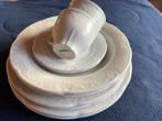 Wit Villeroy & Boch servies set onbeschadigd, Gebruikt, Ophalen of Verzenden, Effen, Porselein