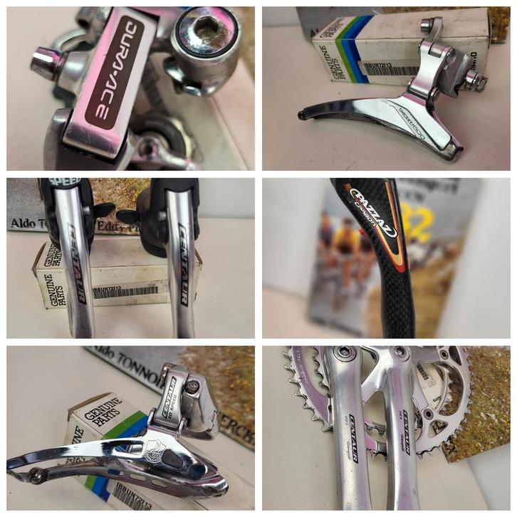 Campagnolo Shimano Bianchi, Fietsen en Brommers, Fietsonderdelen, Gebruikt, Racefiets, Crankstel of Pedalen, Ophalen of Verzenden