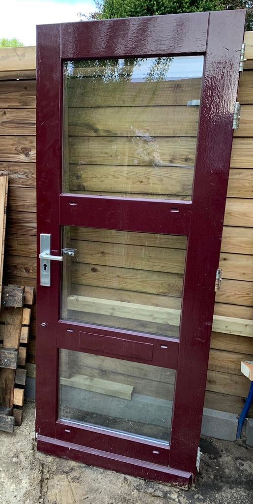 Buitendeur, Gebruikt, 80 tot 100 cm, Ophalen of Verzenden, Buitendeur