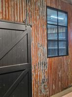 Oude roestige golfplaten voor decoratie of projecten, Ophalen, Gebruikt