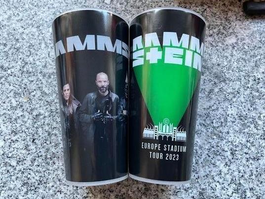 2 bekers van Rammstein van 2023, 2 bekers van Rammstein van 2023, Nieuw, Ophalen of Verzenden, Emmen