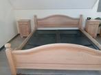 Eikenhouten bed met Auping spiraal 180x200, Ophalen of Verzenden