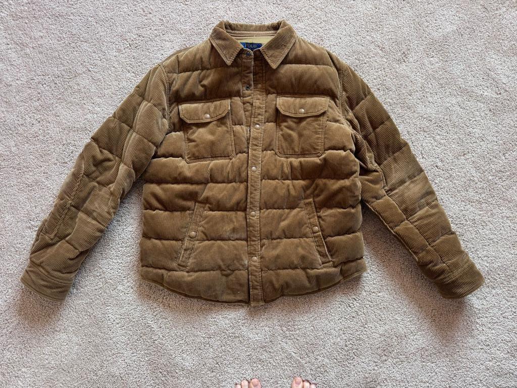 Ralph Lauren jas - gewatteerd, Kleding | Heren, Jassen | Winter, Ophalen, Maat 52/54 (L), Bruin, Ralph Lauren