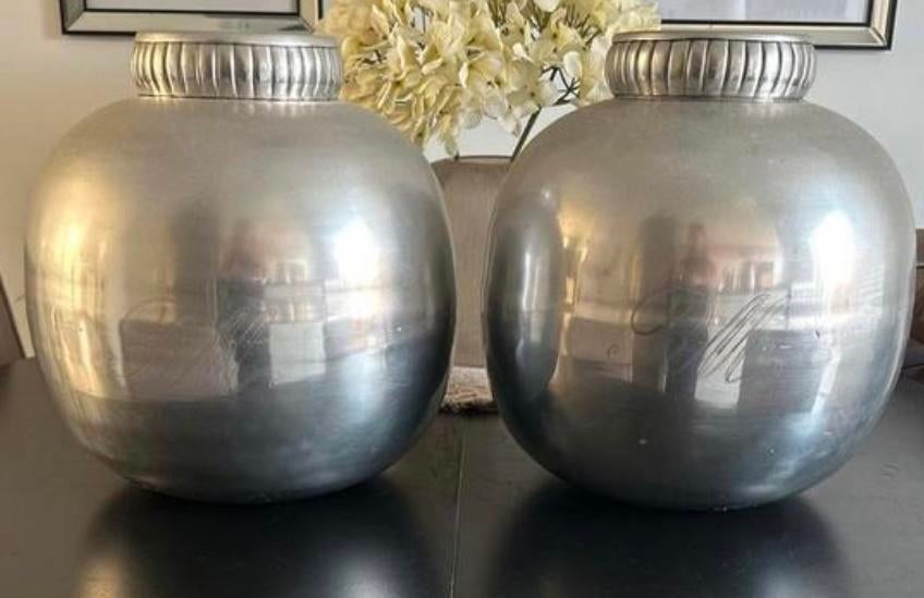 Riviera maison vaxen / potten maat L, Overige kleuren, Ophalen of Verzenden, Minder dan 50 cm, Glas