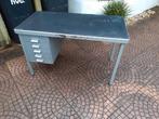 Vintage stalen buro. Gispen stijl., Ophalen, Gebruikt