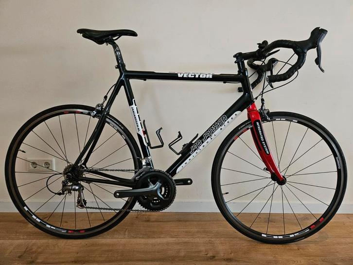 Jan Janssen Vector Carbon racefiets, maat 60, Fietsen en Brommers, Fietsen | Racefietsen, Gebruikt, Heren, Overige merken, Meer dan 20 versnellingen