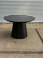 Japandi eettafel - Uitschuifbaar - Zwart, Huis en Inrichting, Tafels | Eettafels, Ophalen, Japandi, 100 tot 150 cm, Nieuw