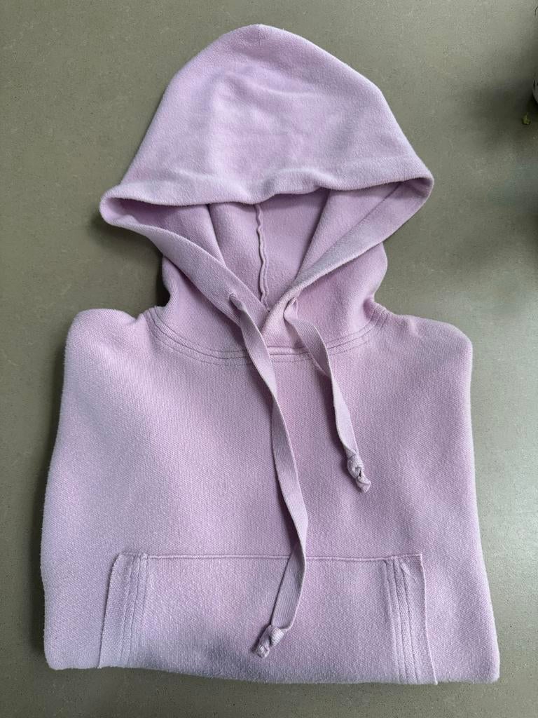 Zara pastel hoodie met ballonmouwen - Maat M, Kleding | Dames, Ophalen of Verzenden, Zo goed als nieuw, Maat 38/40 (M), Roze