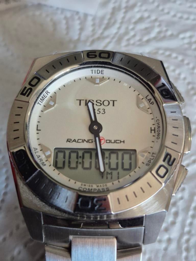 Te koop Tissot Touch,, Ophalen of Verzenden, Staal, Tissot, 1960 of later