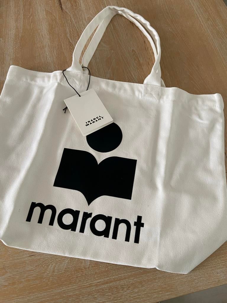 Isabel Marant Yenki tas, Sieraden, Tassen en Uiterlijk, Tassen | Damestassen, Verzenden, Nieuw, Wit, Shopper