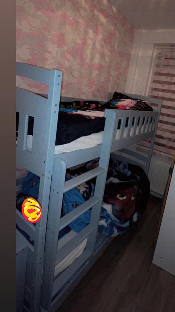 Stapelbed 3 persoons inclusief matrassen, Ophalen of Verzenden, Zo goed als nieuw