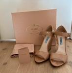 Lakleren sleehak Prada NIEUW maat 38,5, Prada, Beige, Nieuw, Sandalen of Muiltjes
