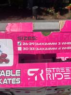 Skeelers, roze, Verstelbaar, Zo goed als nieuw, Inline skates 4 wielen, Ophalen
