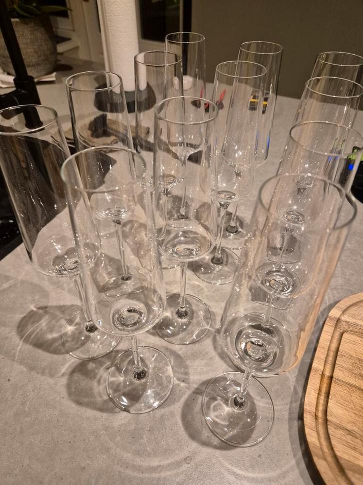 Leonardo champagne glazen, Verzamelen, Glas en Borrelglaasjes, Overige typen, Ophalen
