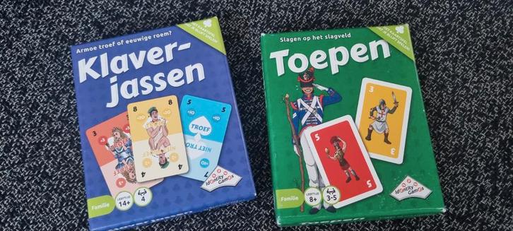 Toepen & Klaverjassen - Identity Games, Hobby en Vrije tijd, Gezelschapsspellen | Kaartspellen, Zo goed als nieuw, Drie of vier spelers