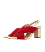 Een mooie sandaal van Metk I.code, Nieuw, Rood, Sandalen of Muiltjes, Ophalen of Verzenden