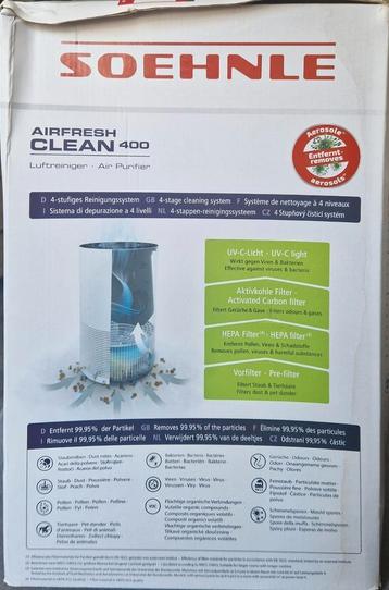 Nieuwe soehnle airfresh clean 400. Nooit gebruikt beschikbaar voor biedingen