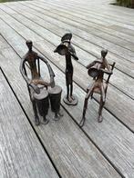 Koperen Muziekanten Beeldjes - Set van 3, Ophalen