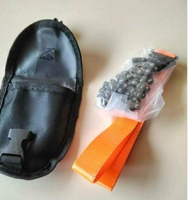 Robuuste handkettingzaag handmatige kettingzaag grove tanden, Caravans en Kamperen, Kampeeraccessoires, Zo goed als nieuw, Ophalen of Verzenden