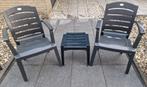 Tuinsetje, Tuin en Terras, Ophalen, Zo goed als nieuw, Kunststof, 2 zitplaatsen