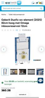 Geberit duofix wandcloset evt met bedieningsplaat, Ophalen of Verzenden, Nieuw, Toilet