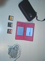 Nintendo DS Lite Roze + Games & Tas, Spelcomputers en Games, Spelcomputers | Nintendo DS, Met games, Gebruikt, Ophalen of Verzenden