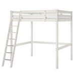 Witte hoogslaper Storå van Ikea, Huis en Inrichting, Slaapkamer | Stapelbedden en Hoogslapers, 90 cm, Hoogslaper, Eenpersoons