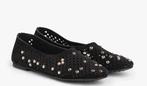 Pedro Garcia Ariane  BEDAZZLED BALLERINA  38, Zwart, Zo goed als nieuw, Pedro Garcia, Ballerina's
