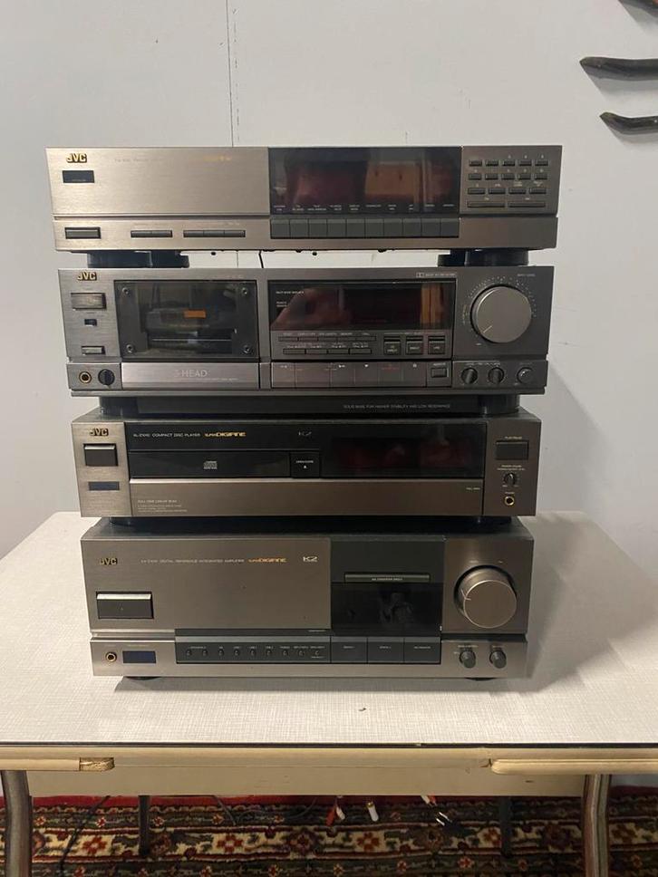 Topset! JVC super DIGIFINE, Audio, Tv en Foto, Stereo-sets, Gebruikt, Cassettedeck, Cd-speler, Tuner of Radio, Speakers, JVC, Losse componenten
