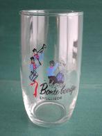 vintage bierglas Bonte Boertjes Enschede, boeren muziekkapel, Ophalen of Verzenden, Gebruikt, Bierglas