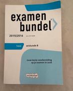 Examenbundel Wiskunde B HAVO 2015/2016, Ophalen of Verzenden, Zo goed als nieuw