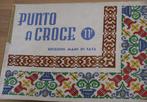 Punto a croce boekje met heel veel kruissteek patronen en ra, Verzenden, Gebruikt, Borduurpakket