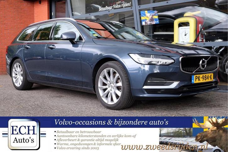 Volvo V90 VERKOCHT -- 2.0 D4 190 pk Aut. Leer, Elektr. stoel, Auto's, Volvo, Bedrijf, Te koop, V90, ABS, Adaptive Cruise Control