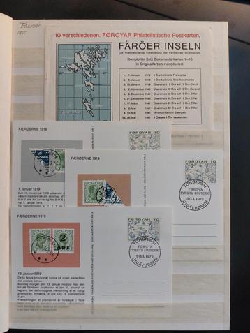 Postzegel verzameling Faeröer beschikbaar voor biedingen