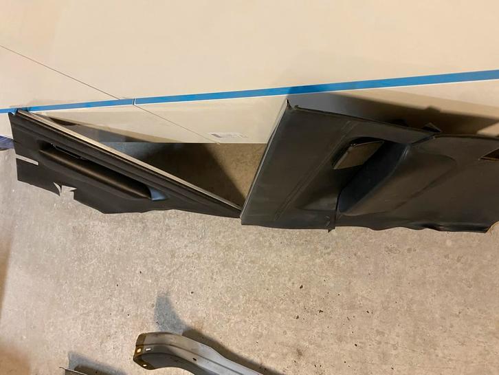 BMW E21 Deurkaarten Achter - Zwart Leer, Auto-onderdelen, Interieur en Bekleding, BMW, Gebruikt, Ophalen of Verzenden