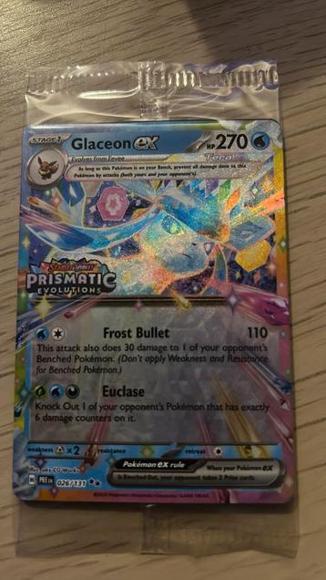 Glaceon EX Stamped Sealed #026/131 beschikbaar voor biedingen