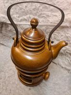 Vintage antiek Keramiek theepot met warmhouder, Antiek en Kunst, Ophalen of Verzenden