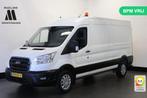 Ford Transit 2.0 TDCI 130PK L3H2 EURO 6 - Airco - Navi - Cru, 13 km/l, 4 cilinders, Wit, Origineel Nederlands